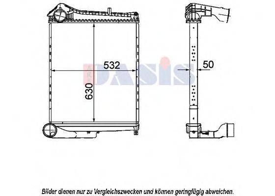 AKS DASIS 397021N Интеркулер