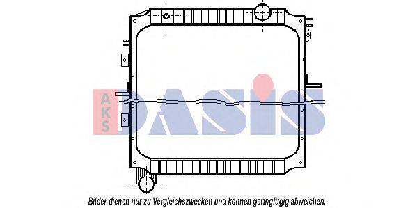 AKS DASIS 400030N Радиатор, охлаждение двигателя