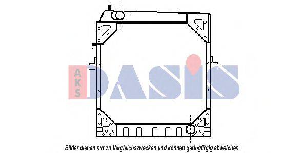 AKS DASIS 400150T Радиатор, охлаждение двигателя