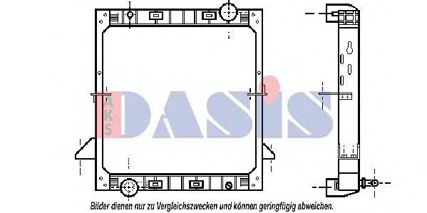 AKS DASIS 400210N Радиатор, охлаждение двигателя