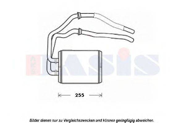 AKS DASIS 409007N Теплообменник, отопление салона