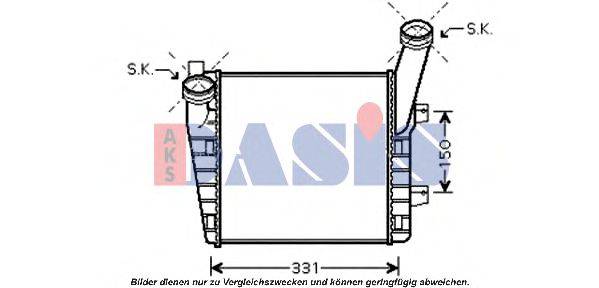 AKS DASIS 487018N Интеркулер