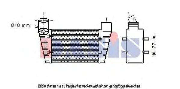 AKS DASIS 487040N Интеркулер
