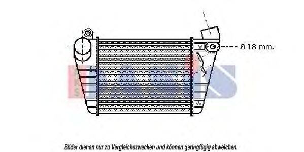 AKS DASIS 487170N Интеркулер