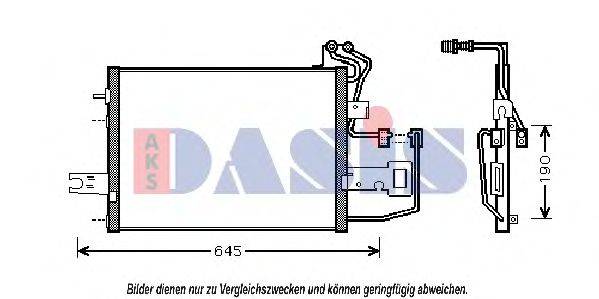 AKS DASIS 492002N Конденсатор, кондиционер