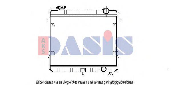 AKS DASIS 520042N Радиатор, охлаждение двигателя