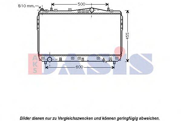 AKS DASIS 520103N Радиатор, охлаждение двигателя