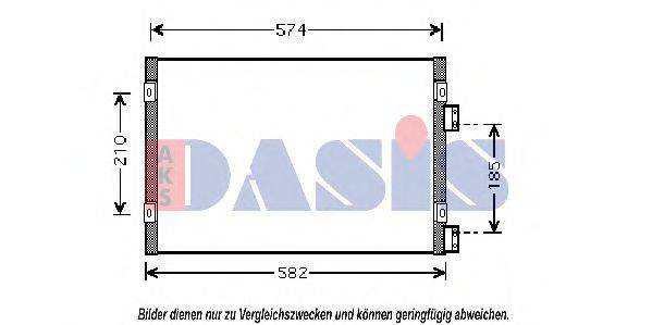 AKS DASIS 522008N Конденсатор, кондиционер