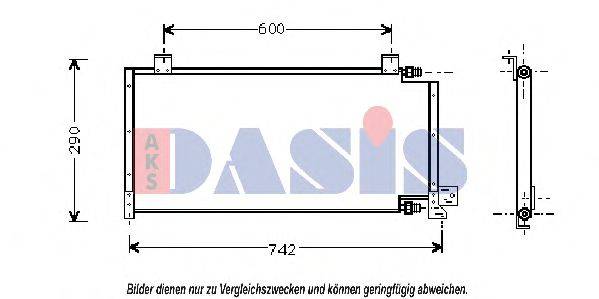 AKS DASIS 522037N Конденсатор, кондиционер