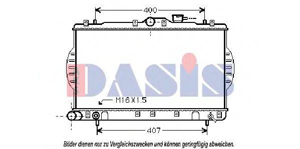 AKS DASIS 560016N Радиатор, охлаждение двигателя