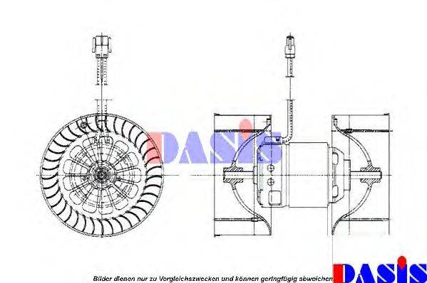 AKS DASIS 740350N Вентилятор салона