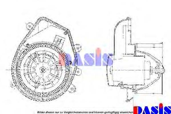 AKS DASIS 741420N Вентилятор салона