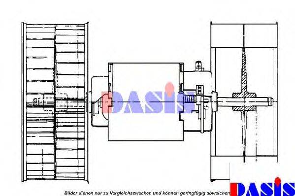 AKS DASIS 741590N Вентилятор салона