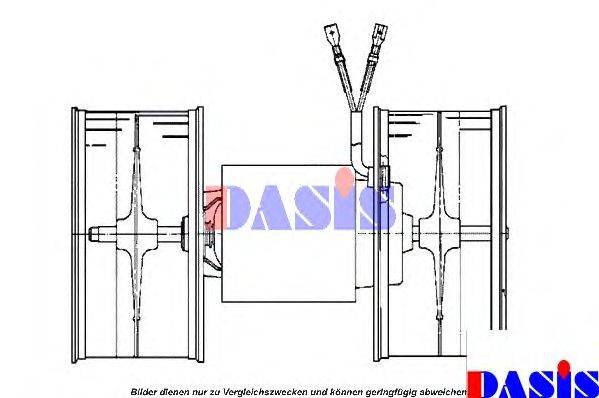 AKS DASIS 741610N Вентилятор салона