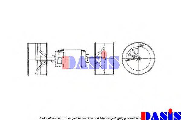 AKS DASIS 742030N Вентилятор салона