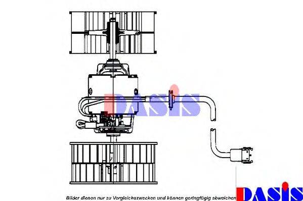 AKS DASIS 742080N Вентилятор салона