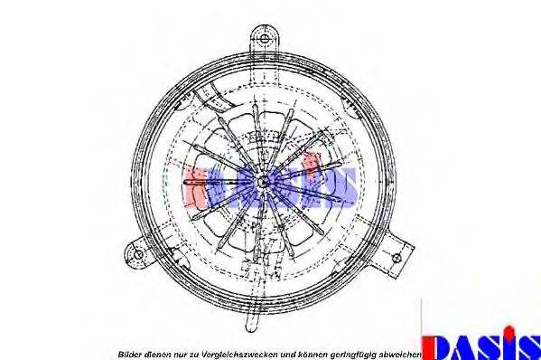 AKS DASIS 742370N Вентилятор салона