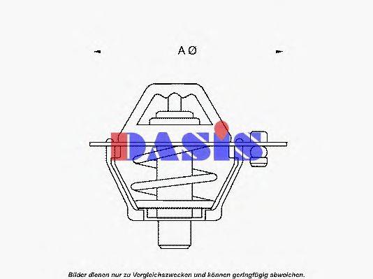 AKS DASIS 750329N Термостат, охлаждающая жидкость
