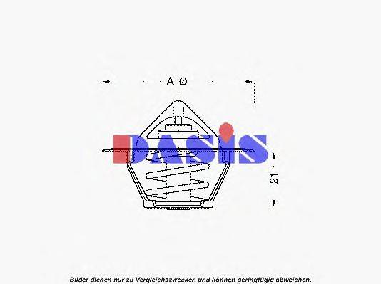 AKS DASIS 750645N Термостат, охлаждающая жидкость
