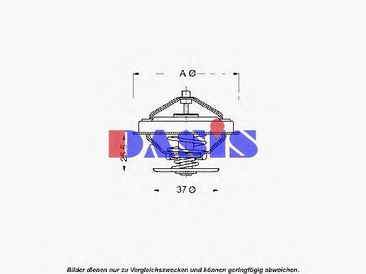 AKS DASIS 750724N Термостат, охлаждающая жидкость