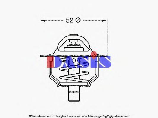 AKS DASIS 751796N Термостат, охлаждающая жидкость