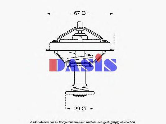 AKS DASIS 751881N Термостат, охлаждающая жидкость