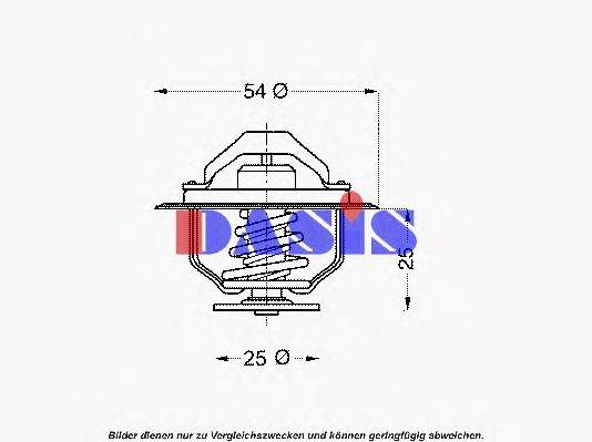 AKS DASIS 751887N Термостат, охлаждающая жидкость