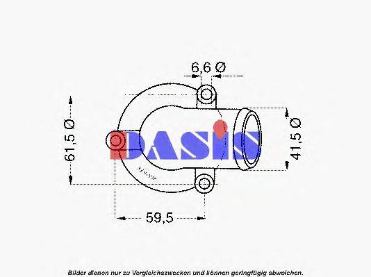 AKS DASIS 751948N Термостат, охлаждающая жидкость