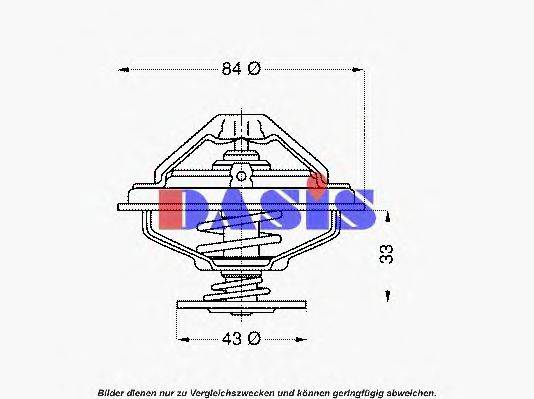 AKS DASIS 751972N Термостат, охлаждающая жидкость