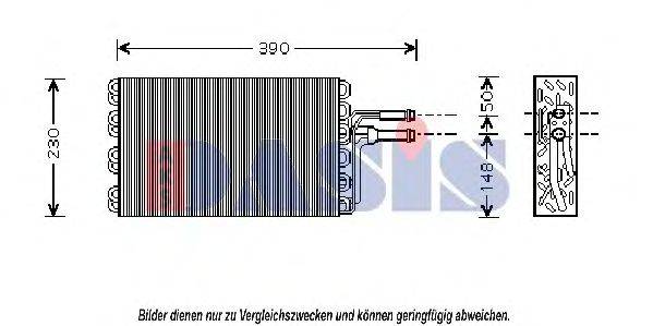 AKS DASIS 820005N Испаритель, кондиционер