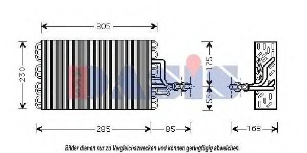 AKS DASIS 820014N Испаритель, кондиционер