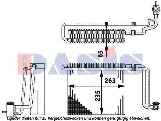 AKS DASIS 820104N Испаритель, кондиционер