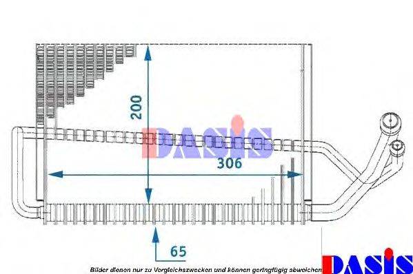 AKS DASIS 820110N Испаритель, кондиционер