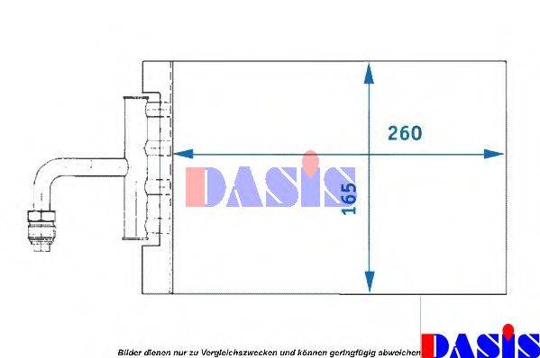 AKS DASIS 820209N Испаритель, кондиционер
