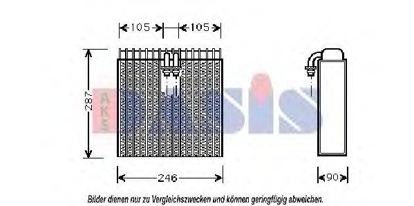 AKS DASIS 820224N Испаритель, кондиционер