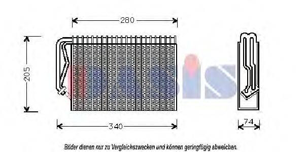 AKS DASIS 820228N Испаритель, кондиционер