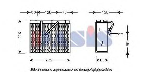 AKS DASIS 820232N Испаритель, кондиционер