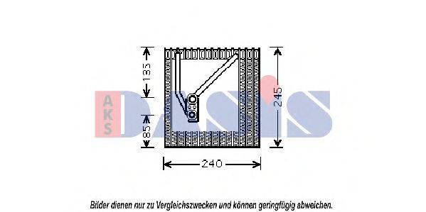 AKS DASIS 820283N Испаритель, кондиционер