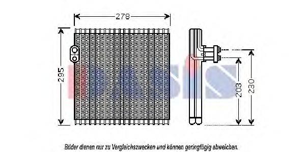 AKS DASIS 820323N Испаритель, кондиционер