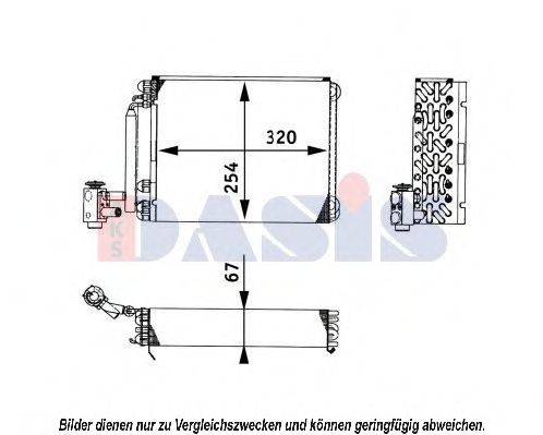 AKS DASIS 820326N Испаритель, кондиционер