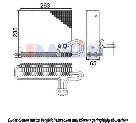 AKS DASIS 820327N Испаритель, кондиционер