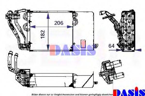 AKS DASIS 820700N Испаритель, кондиционер