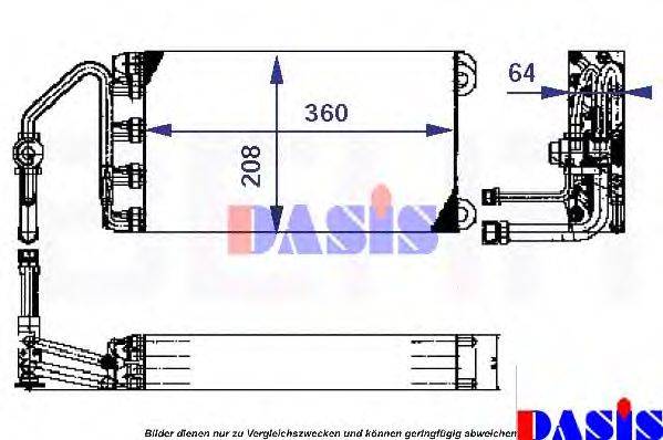 AKS DASIS 821000N Испаритель, кондиционер