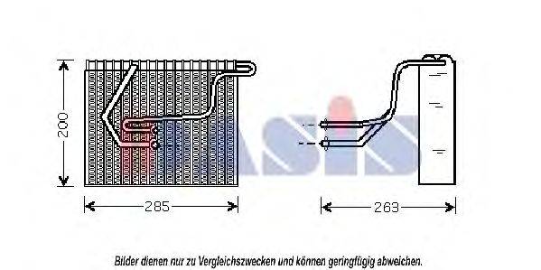 AKS DASIS 821360N Испаритель, кондиционер