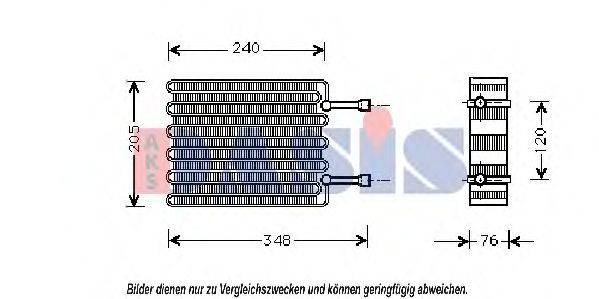 AKS DASIS 821480N Испаритель, кондиционер