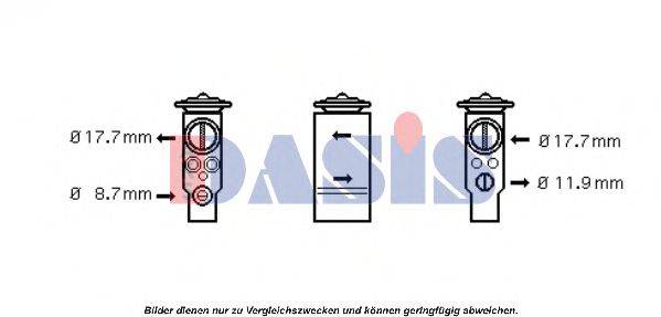 AKS DASIS 840096N Расширительный клапан, кондиционер