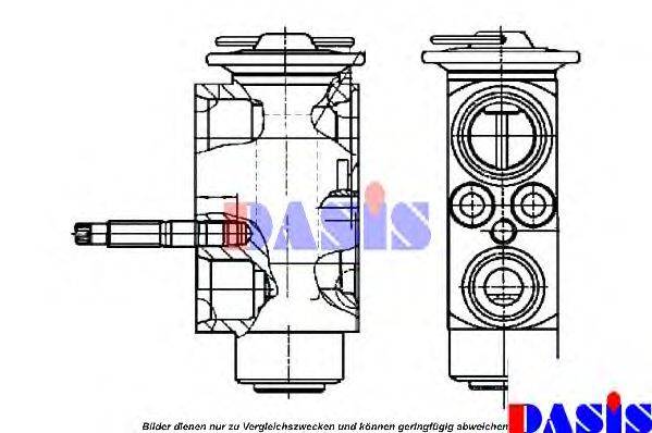 AKS DASIS 840108N Расширительный клапан, кондиционер