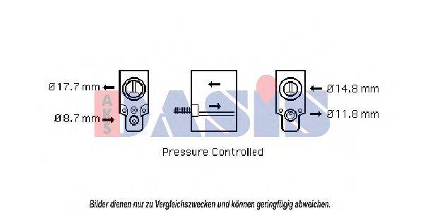 AKS DASIS 840150N Расширительный клапан, кондиционер