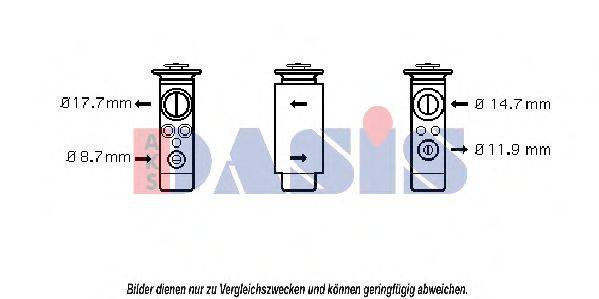 AKS DASIS 840173N Расширительный клапан, кондиционер