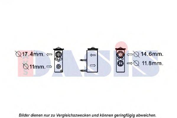 AKS DASIS 840184N Расширительный клапан, кондиционер